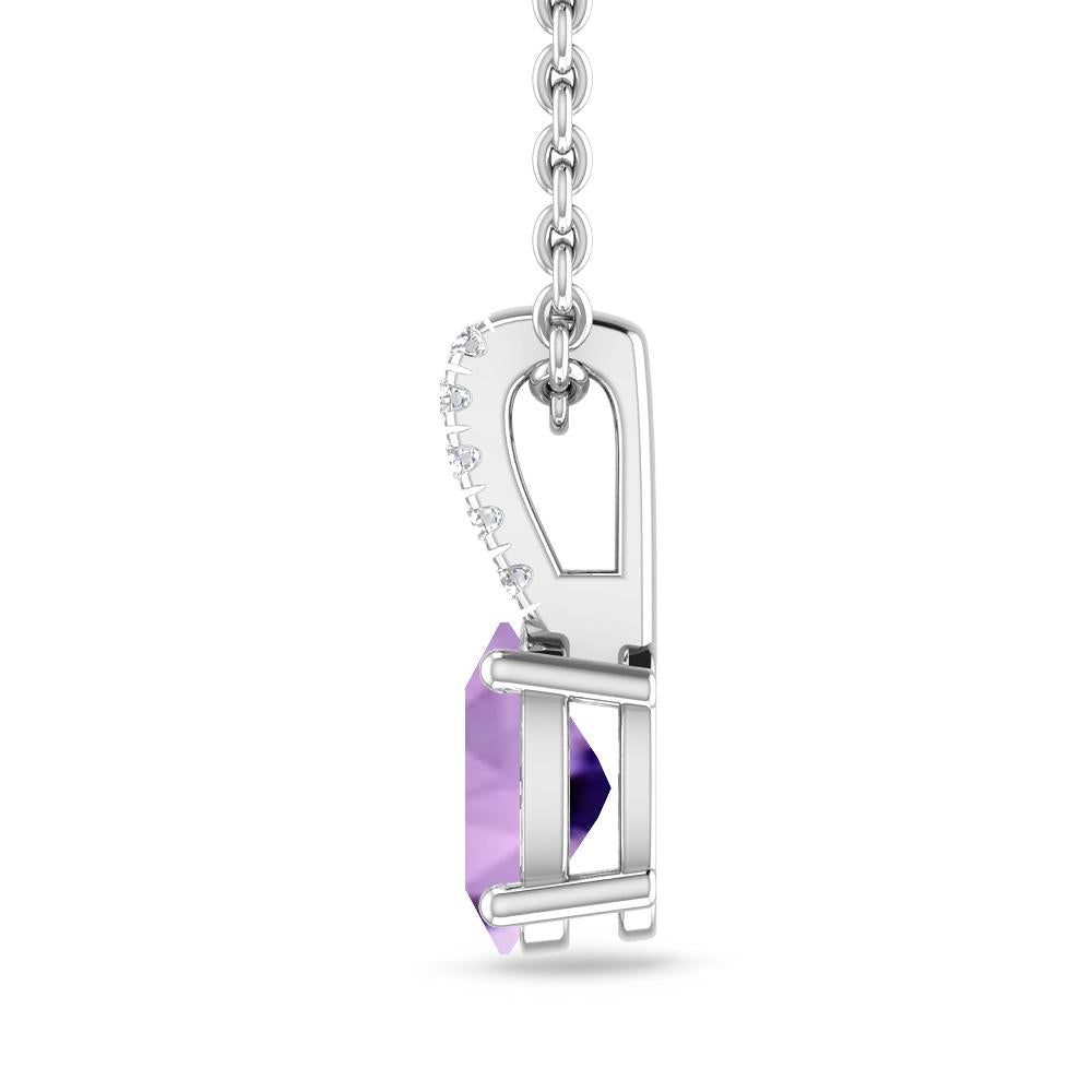 White Gold - Amethyst