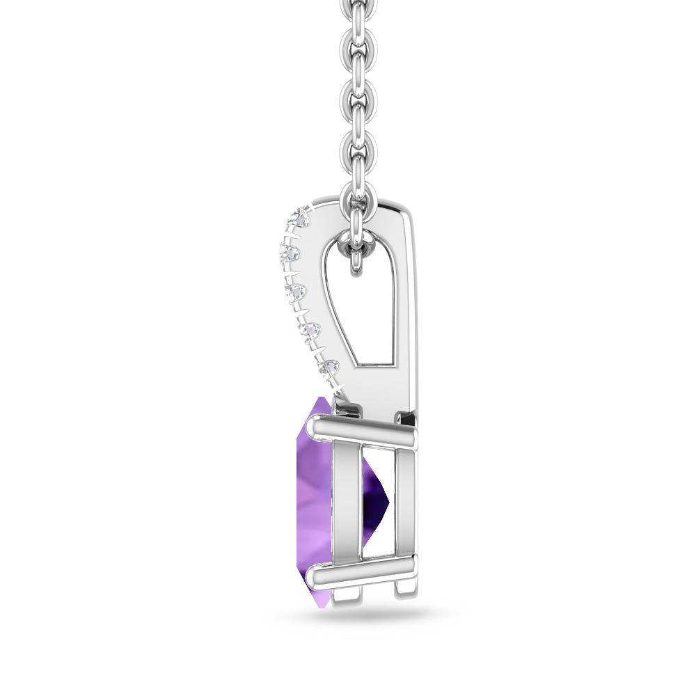 White Gold - Amethyst