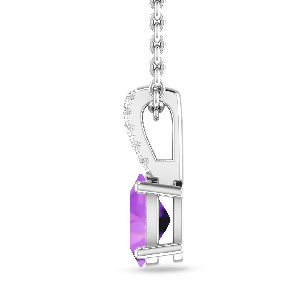 White Gold - Amethyst