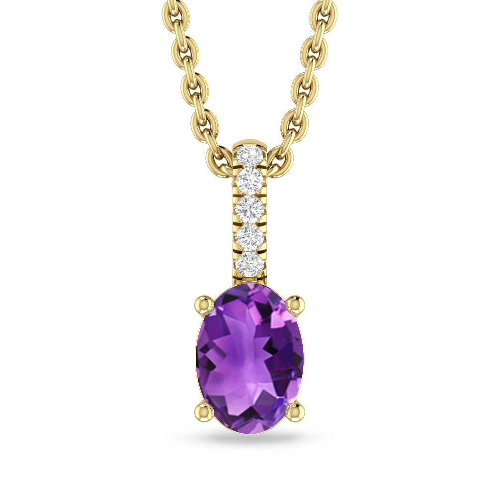 Yellow Gold - Amethyst