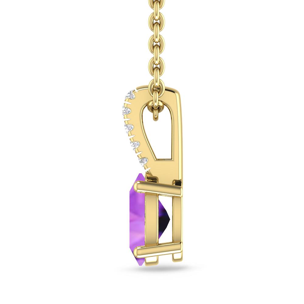 Yellow Gold - Amethyst