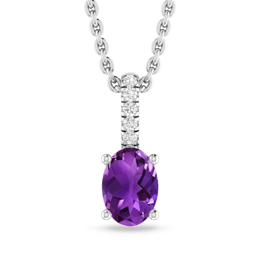 White Gold - Amethyst