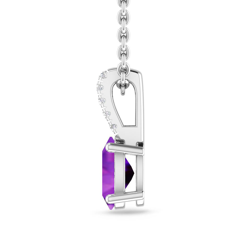 White Gold - Amethyst