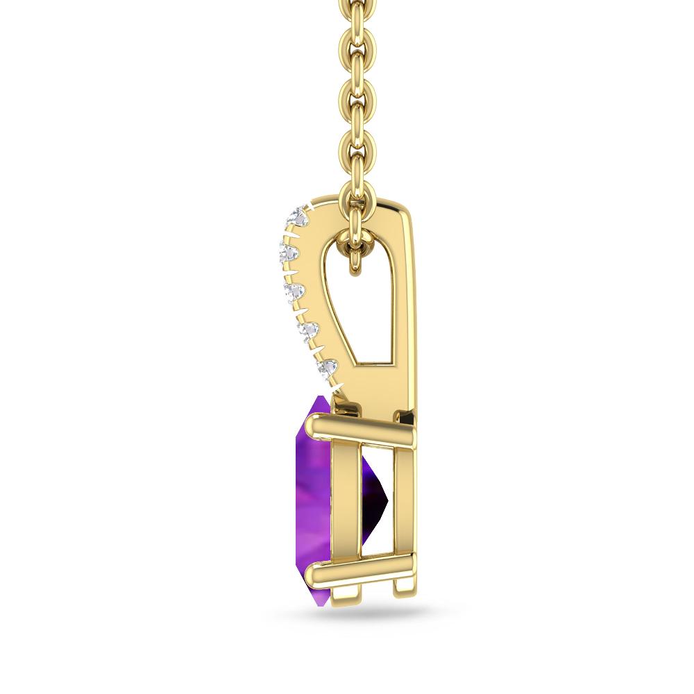 Yellow Gold - Amethyst