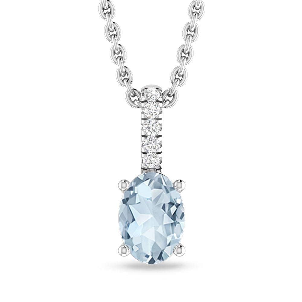 White Gold - Aquamarine