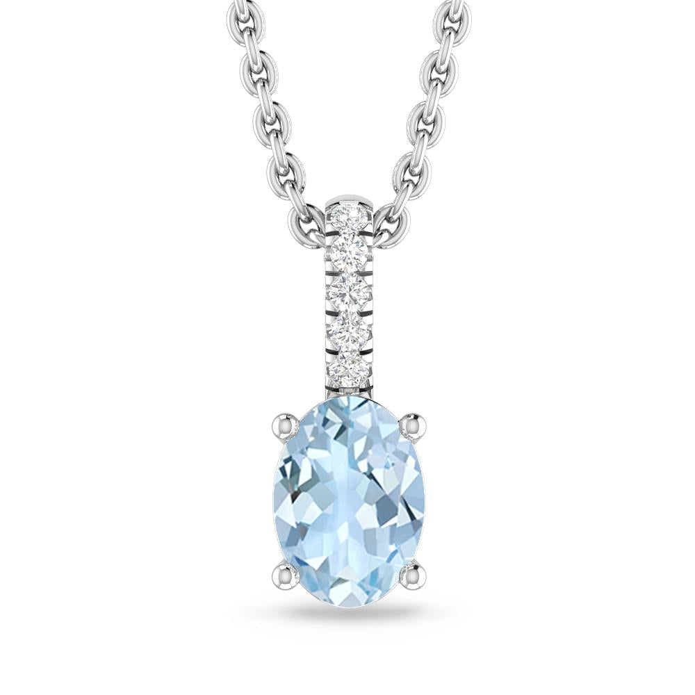 White Gold - Aquamarine