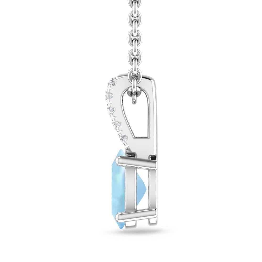 White Gold - Aquamarine