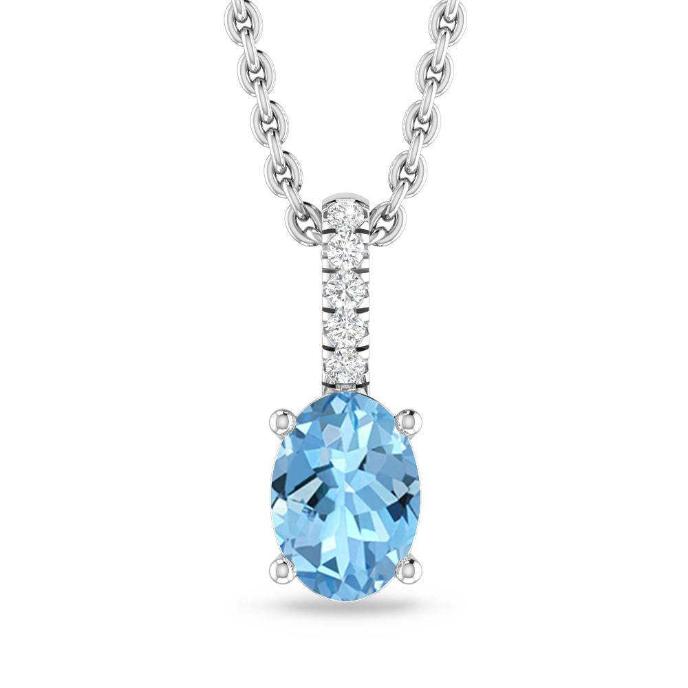 White Gold - Aquamarine