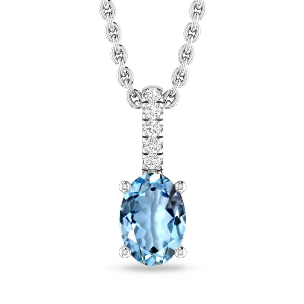 White Gold - Aquamarine