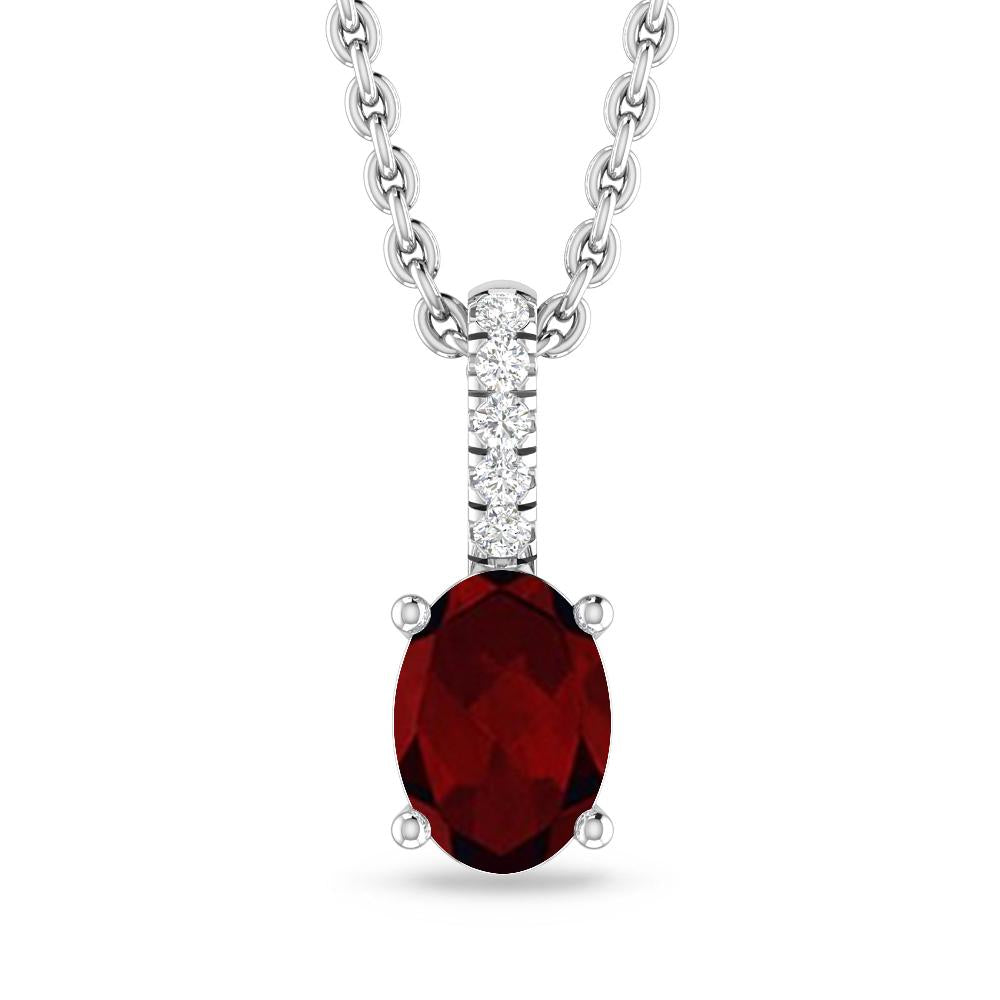 White Gold - Garnet