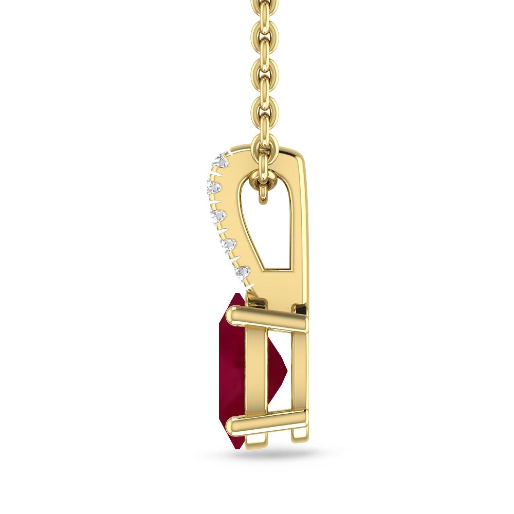 Yellow Gold - Garnet