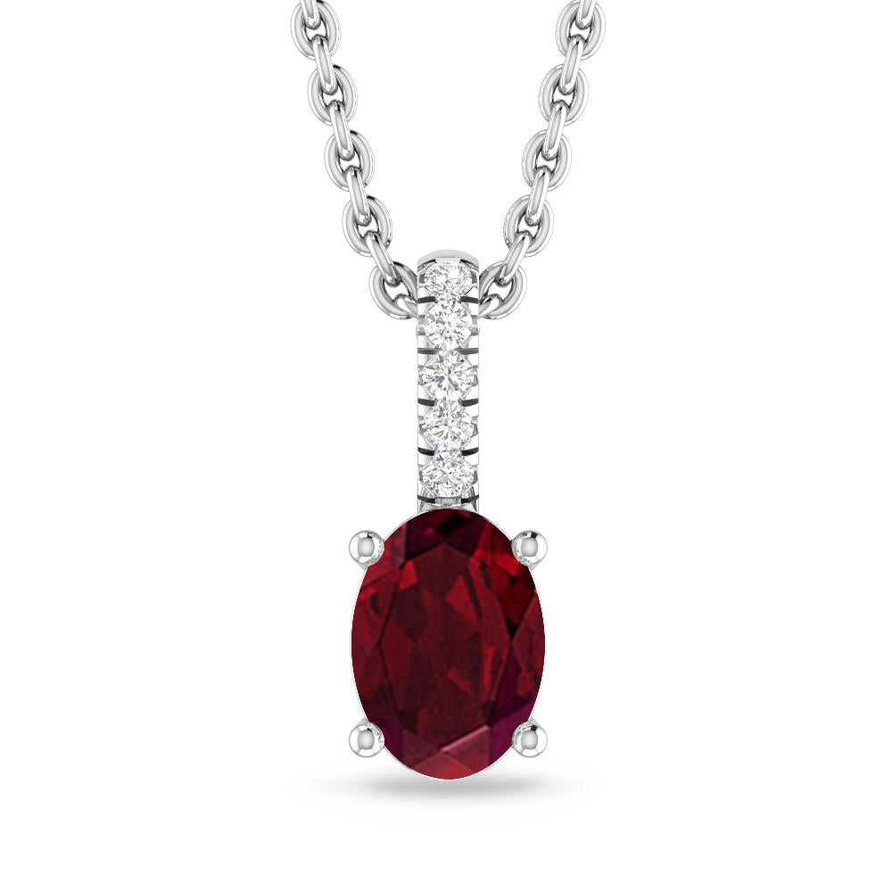 White Gold - Garnet