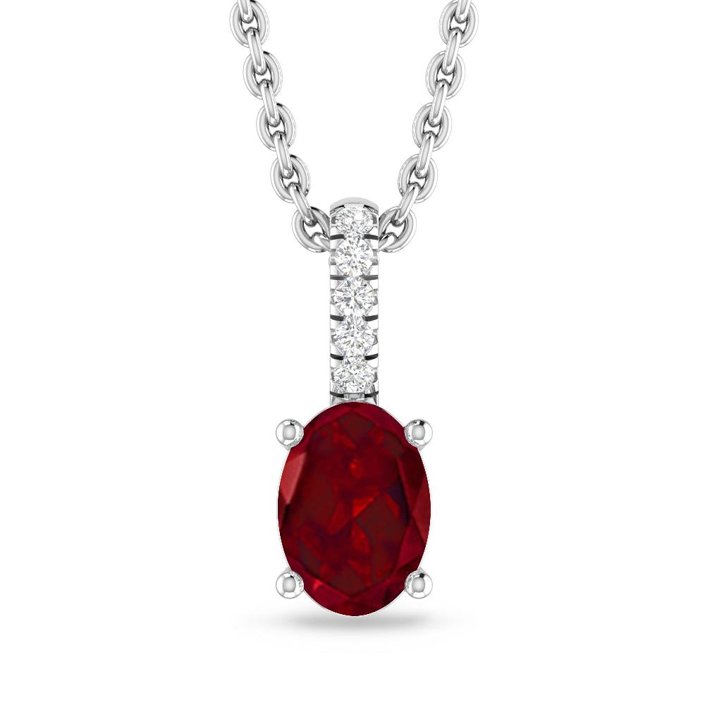 White Gold - Garnet