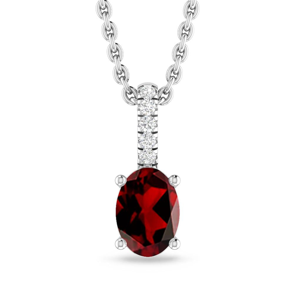 White Gold - Garnet