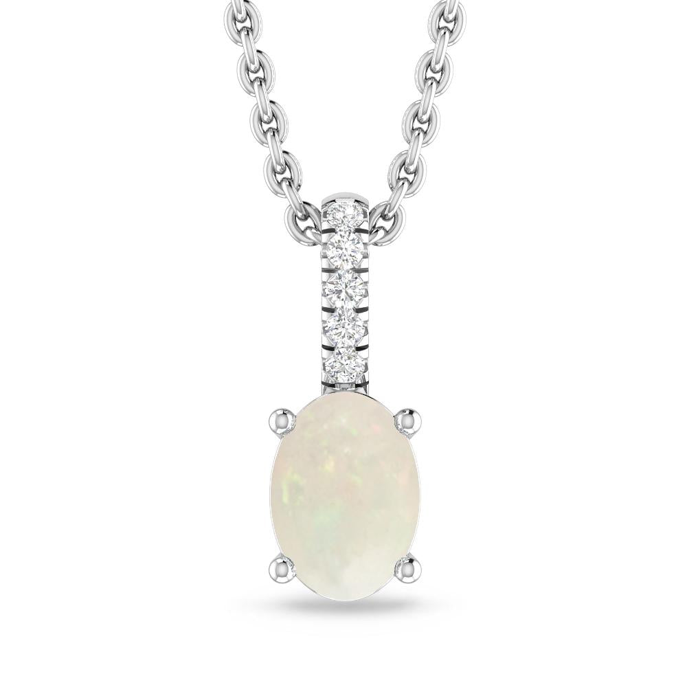 White Gold - Opal