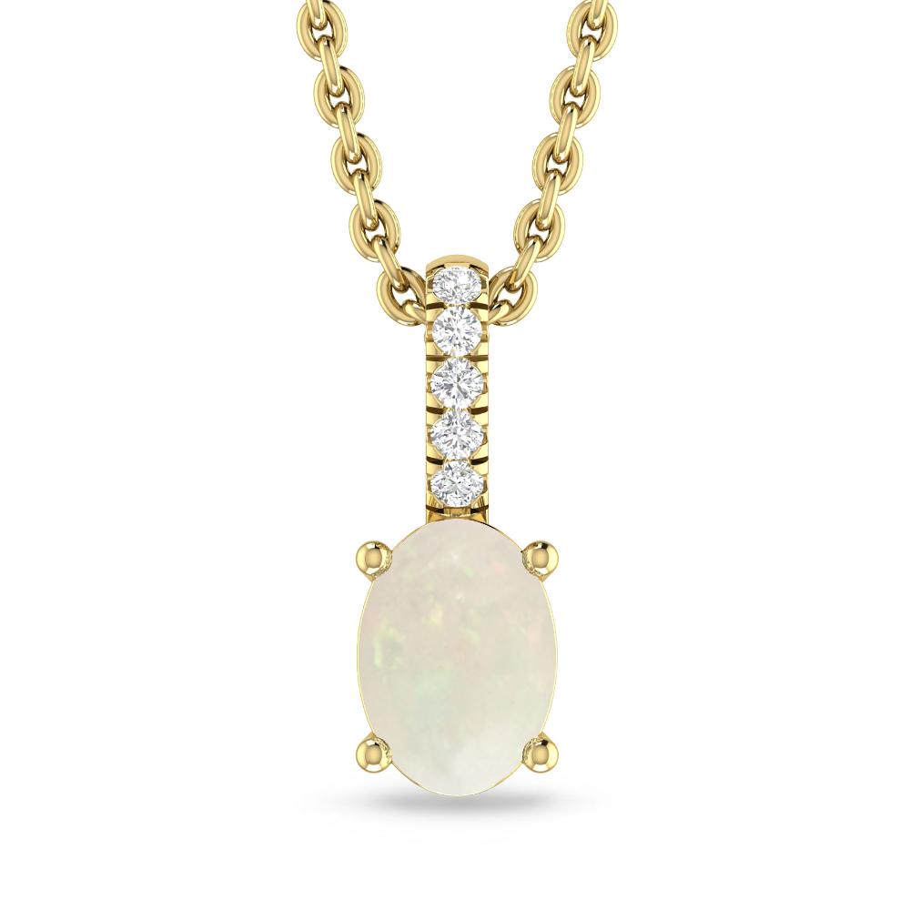 Yellow Gold - Opal