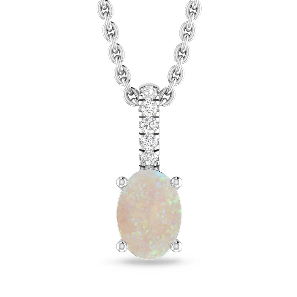 White Gold - Opal