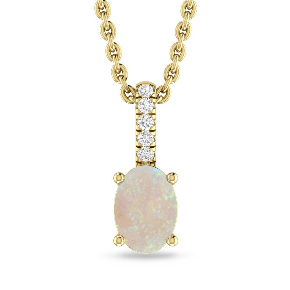 Yellow Gold - Opal