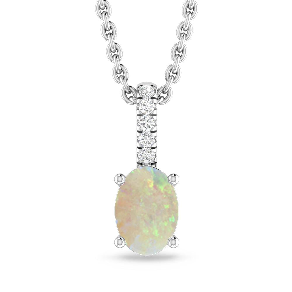 White Gold - Opal