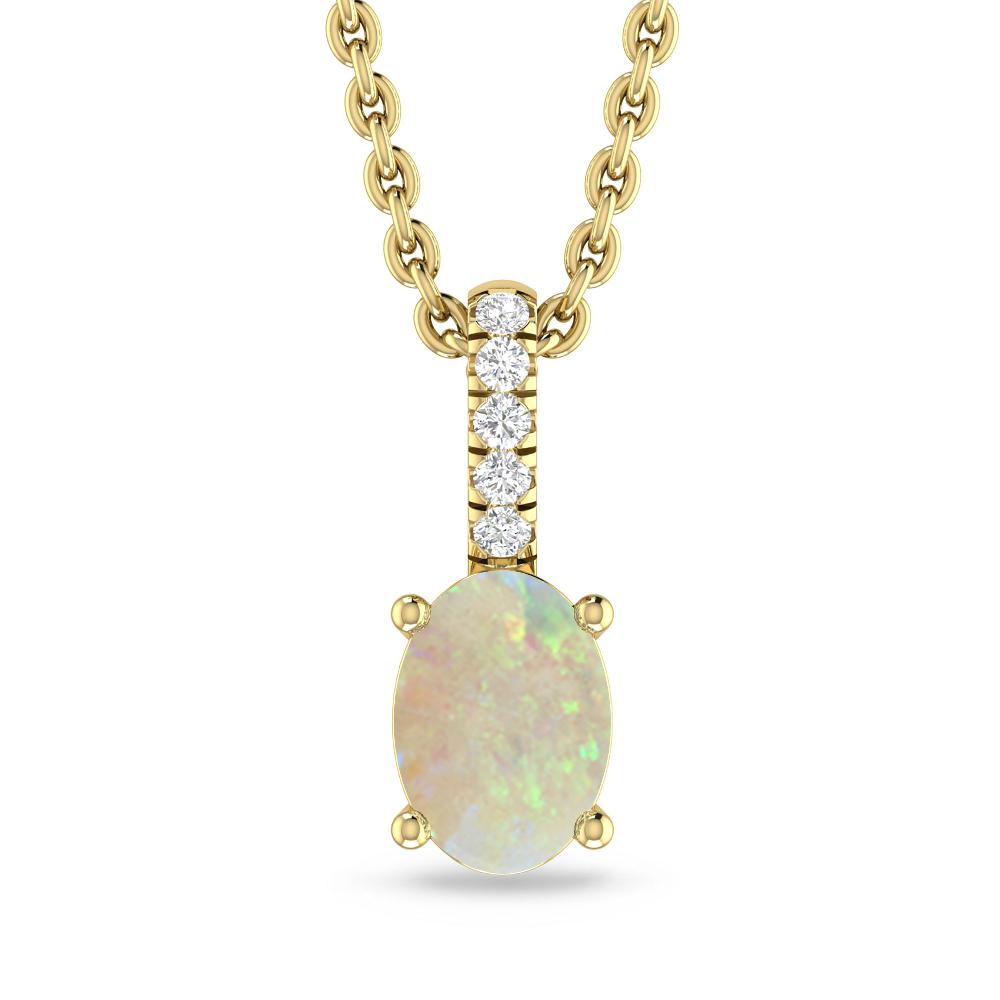 Yellow Gold - Opal