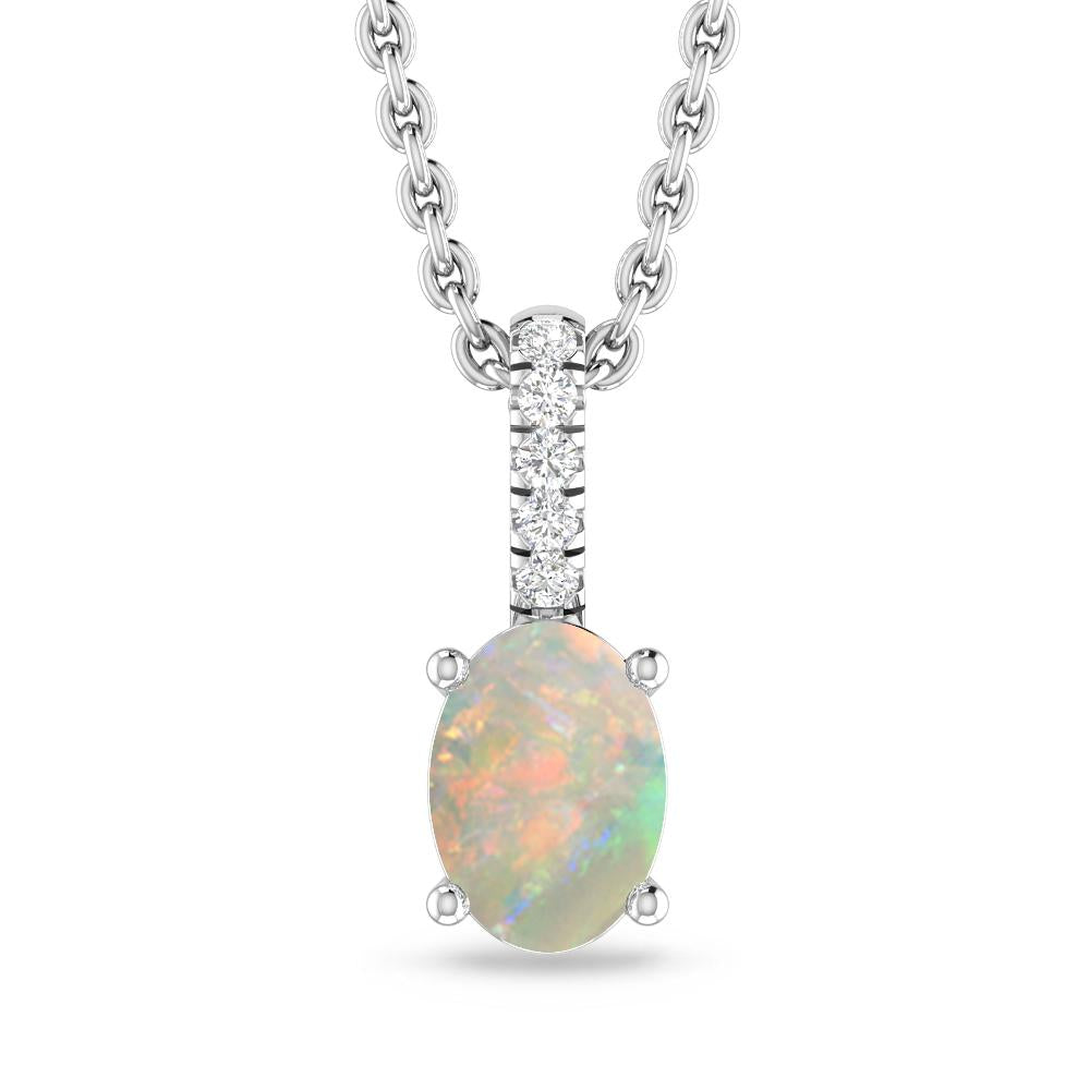 White Gold - Opal