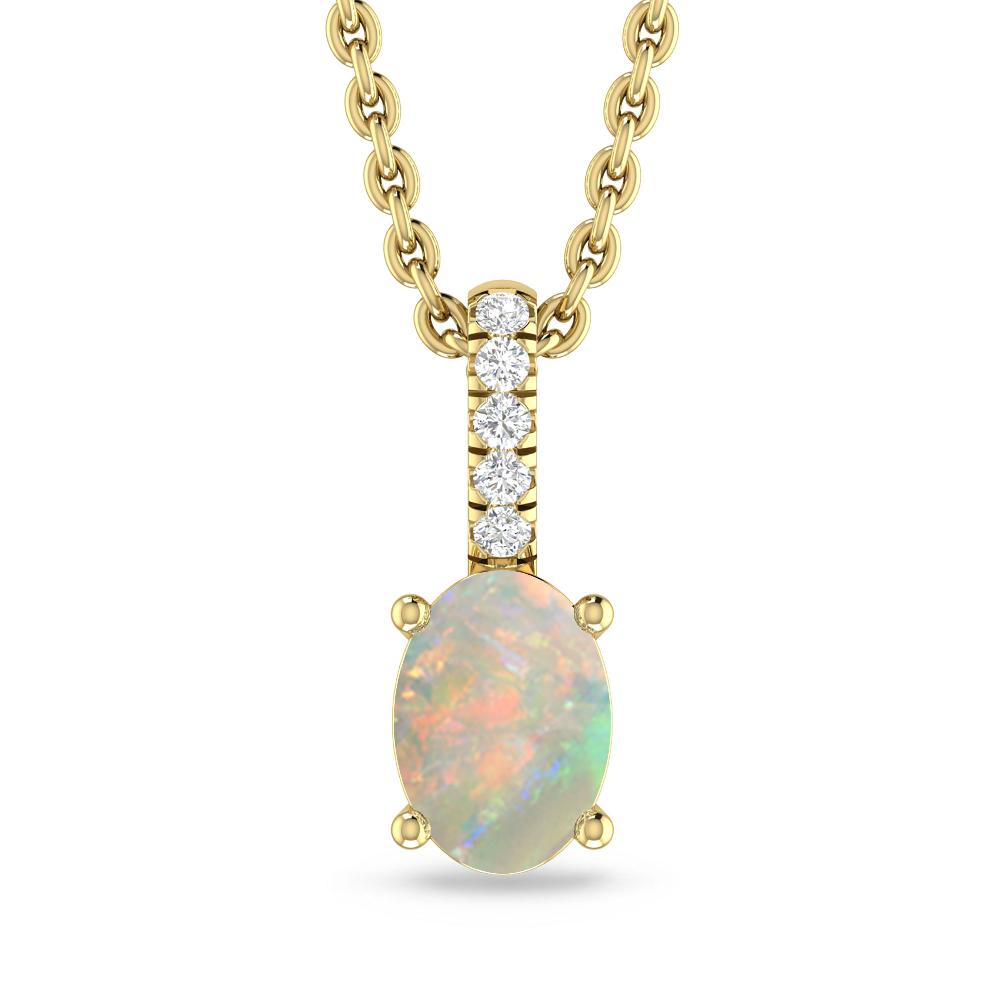 Yellow Gold - Opal