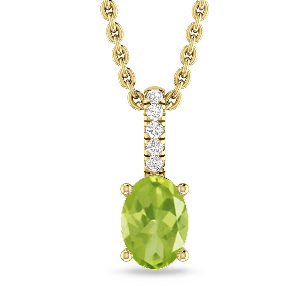 Yellow Gold - Peridot