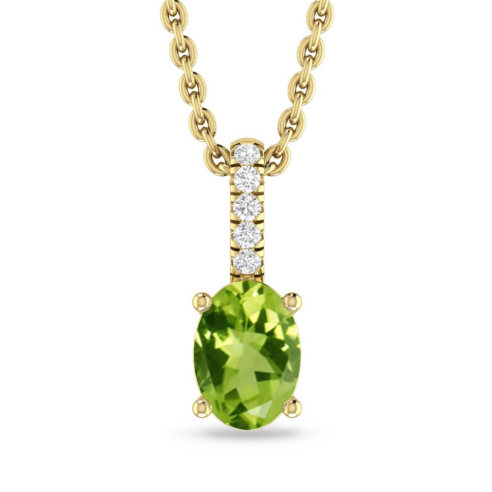 Yellow Gold - Peridot