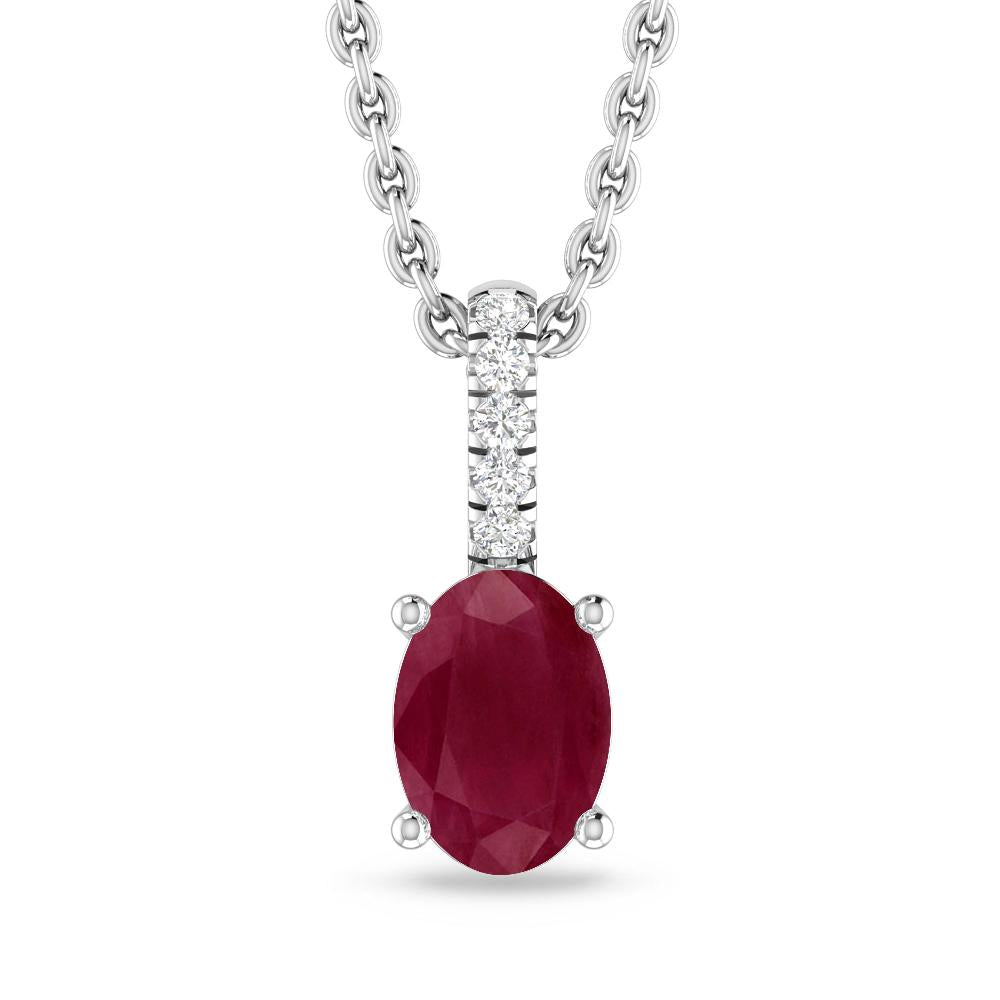 White Gold - Ruby