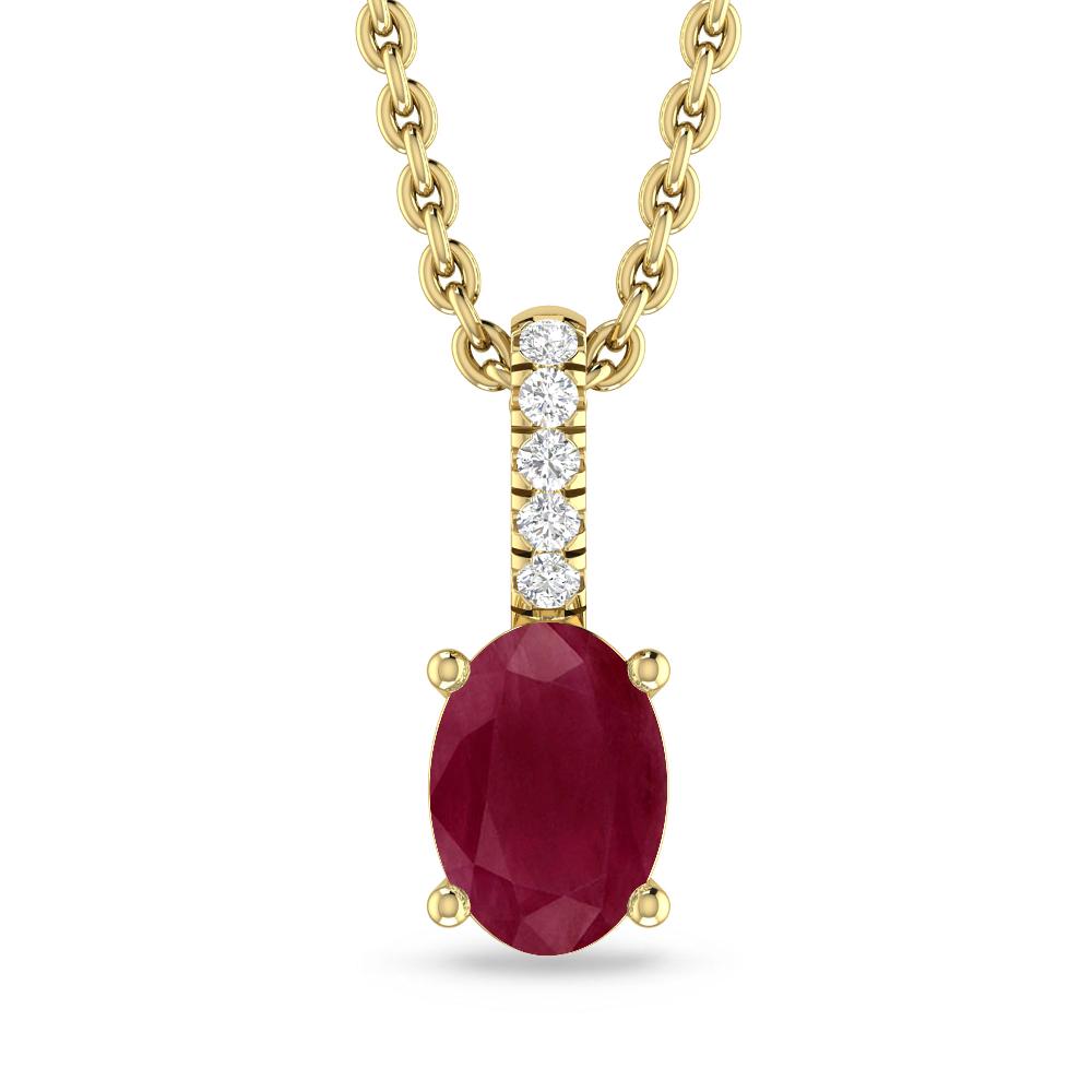 Yellow Gold - Ruby