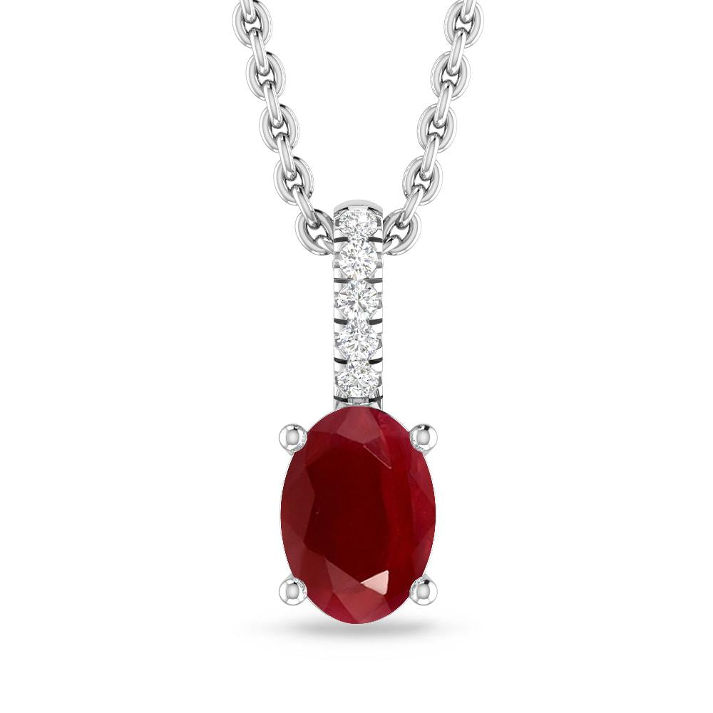 White Gold - Ruby