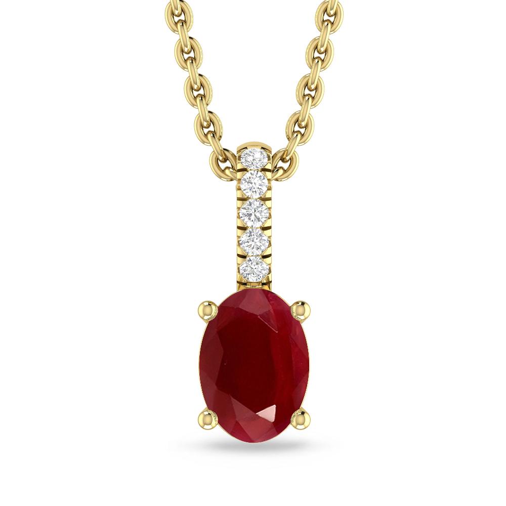 Yellow Gold - Ruby