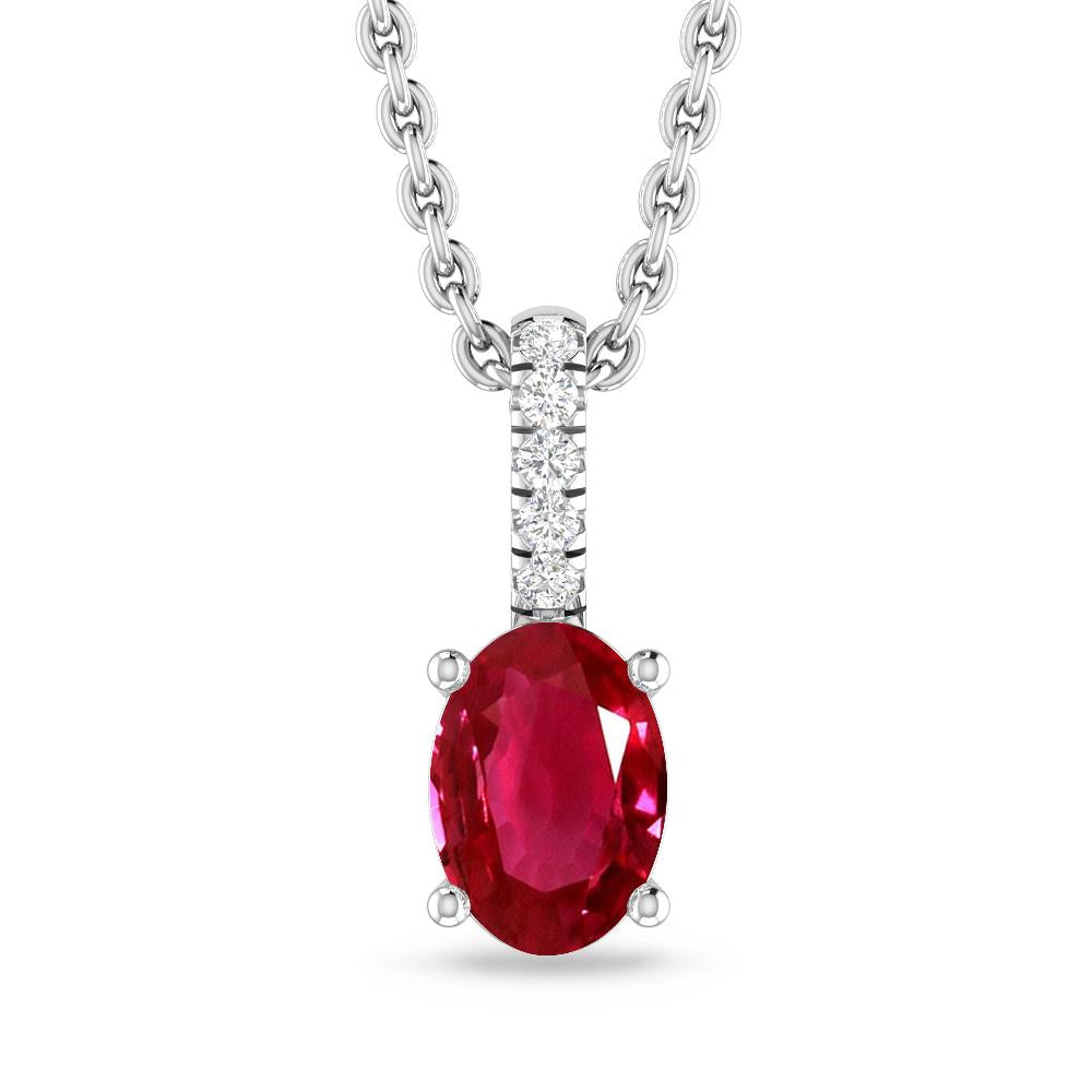 White Gold - Ruby