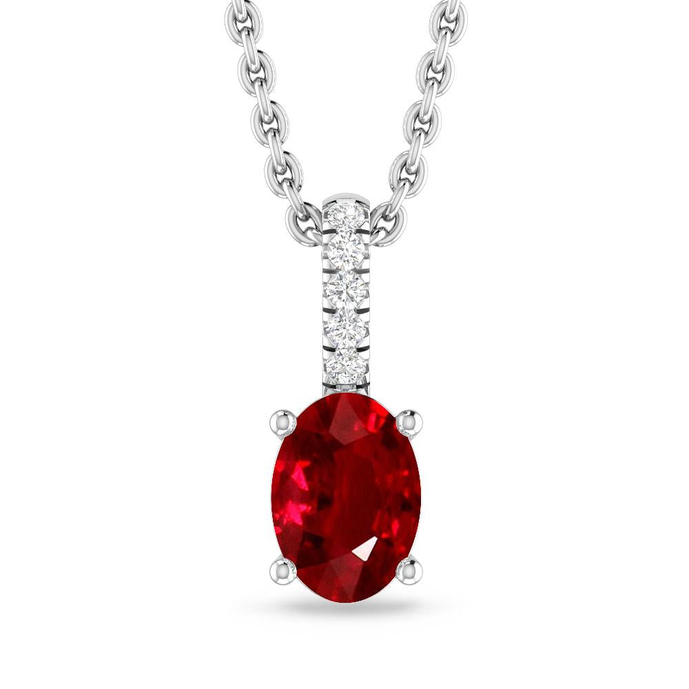 White Gold - Ruby