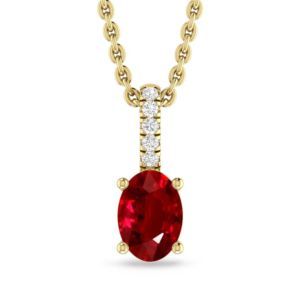 Yellow Gold - Ruby