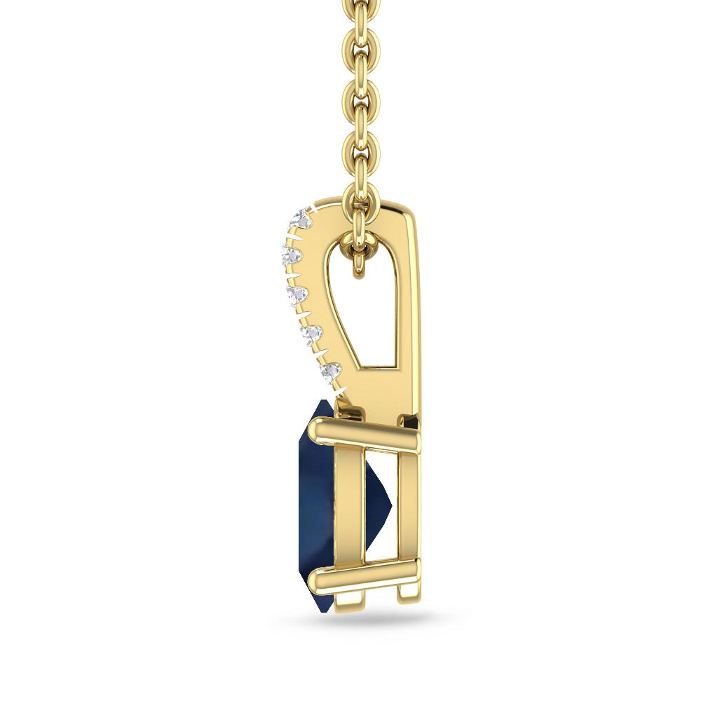 Yellow Gold - Sapphire