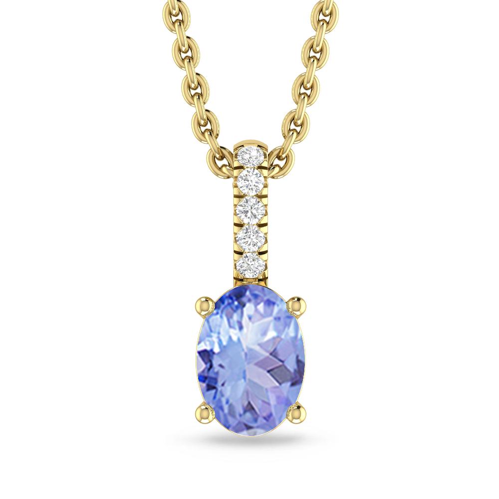 Yellow Gold - Tanzanite