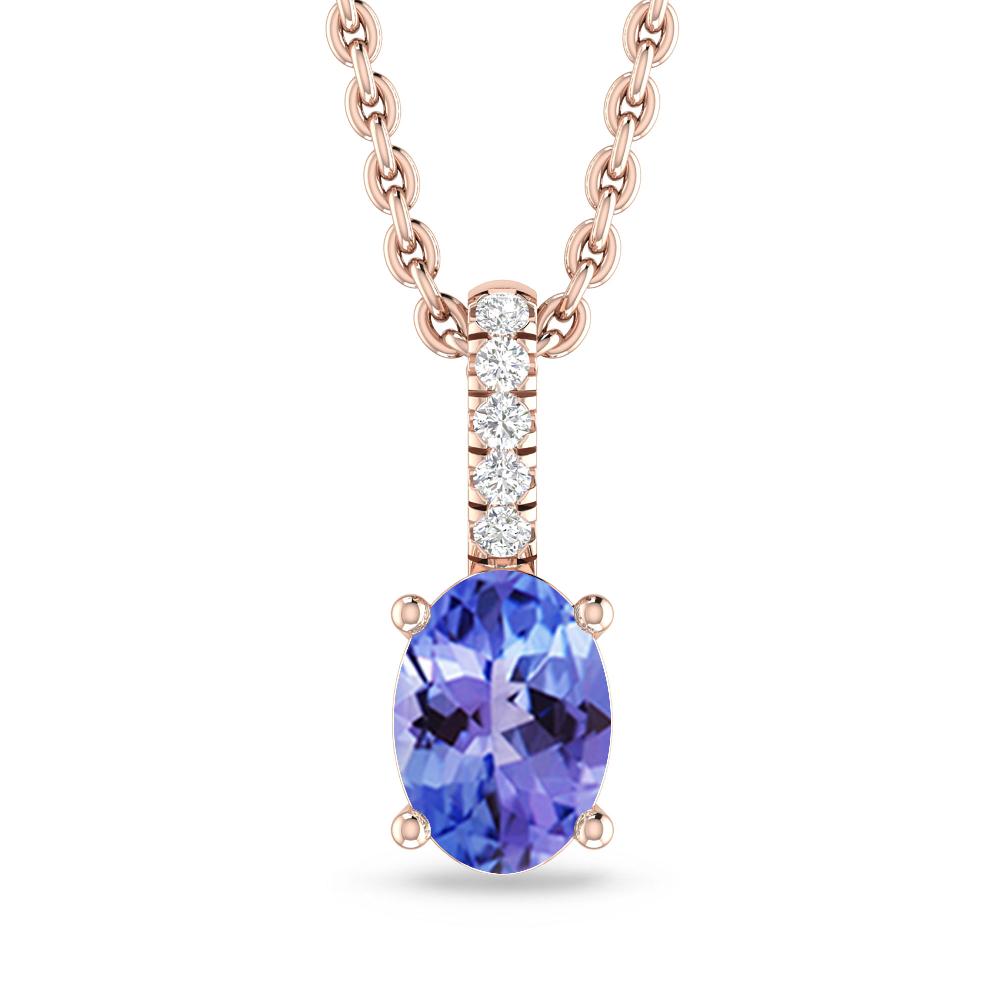 Rose Gold - Tanzanite