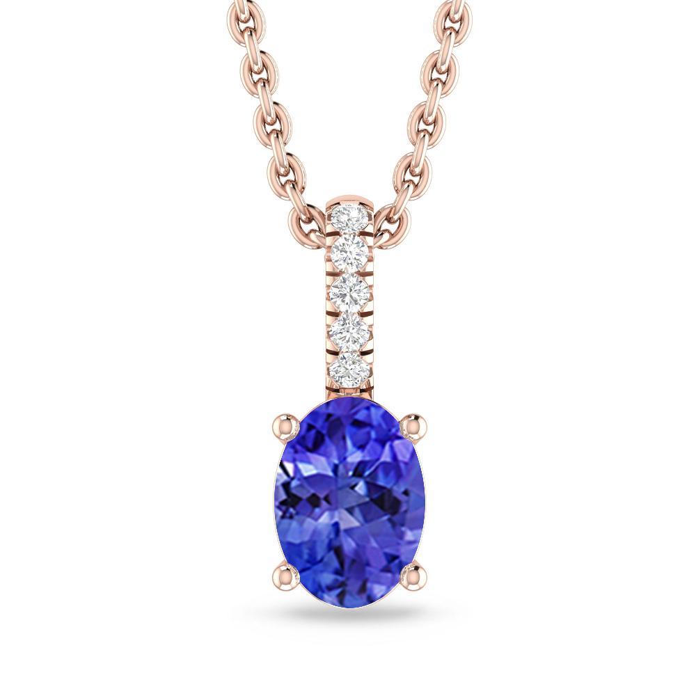 Rose Gold - Tanzanite