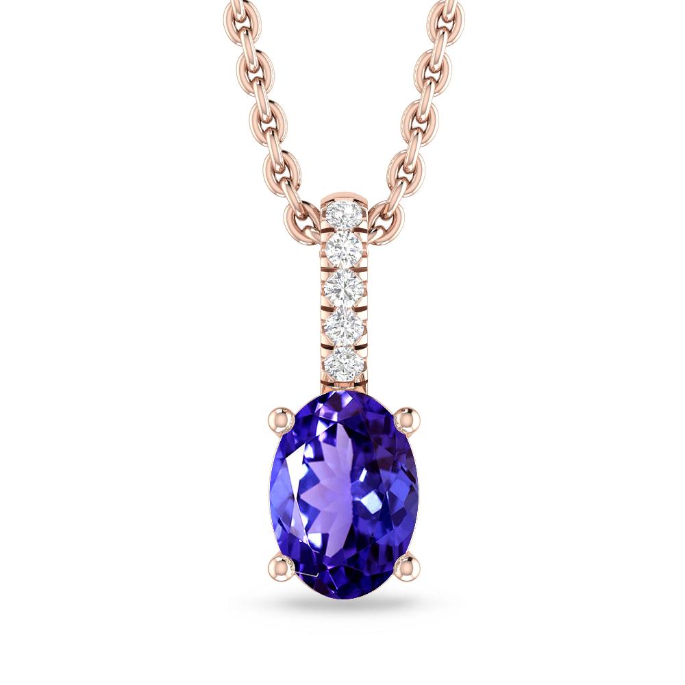 Rose Gold - Tanzanite