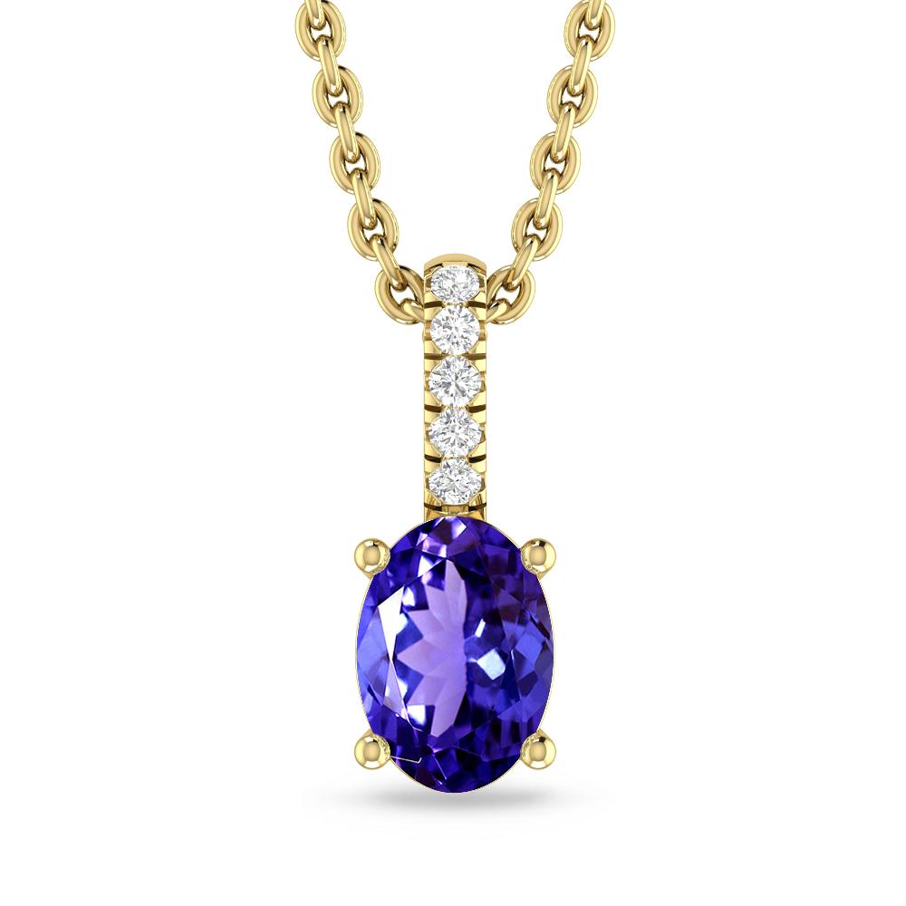 Yellow Gold - Tanzanite