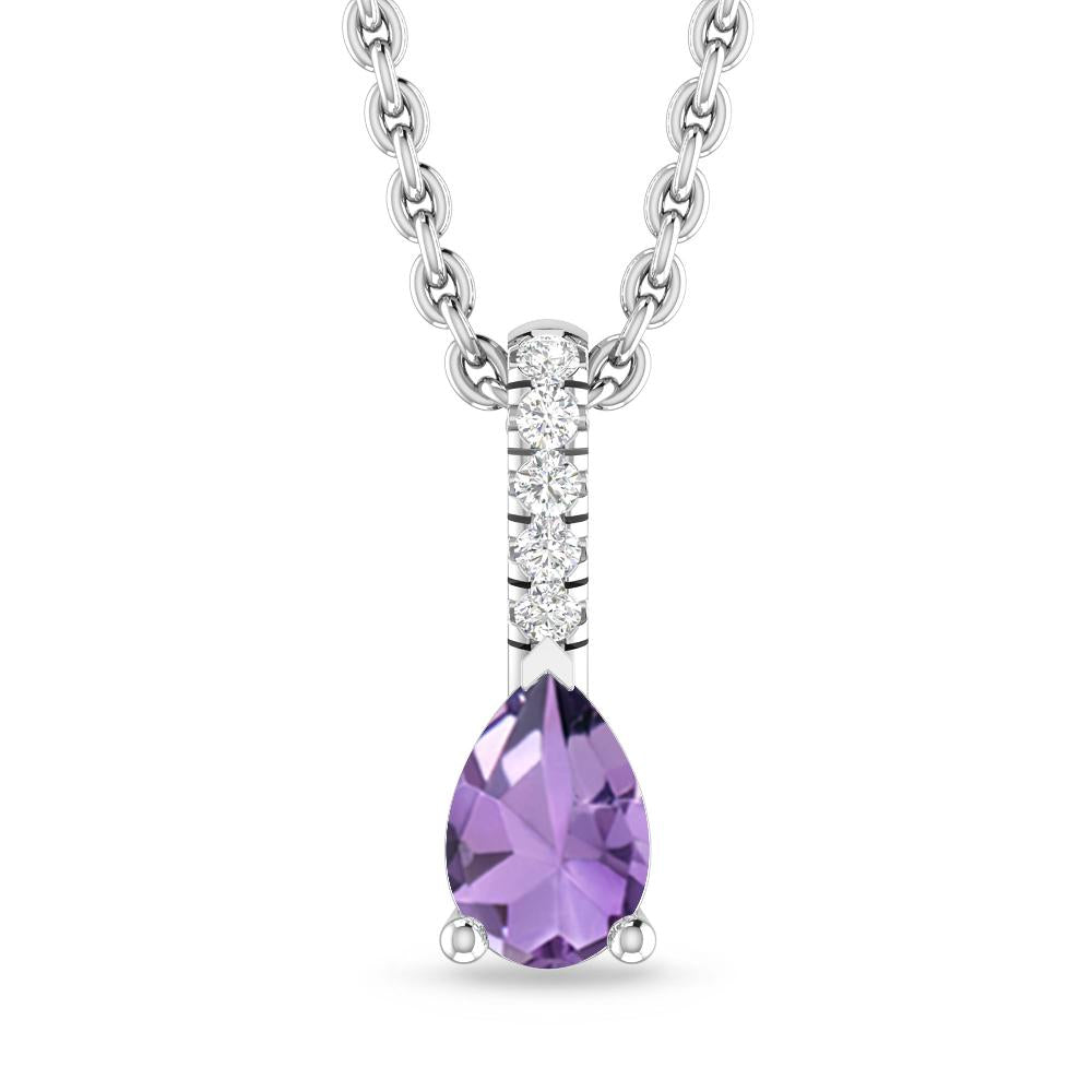 White Gold - Amethyst