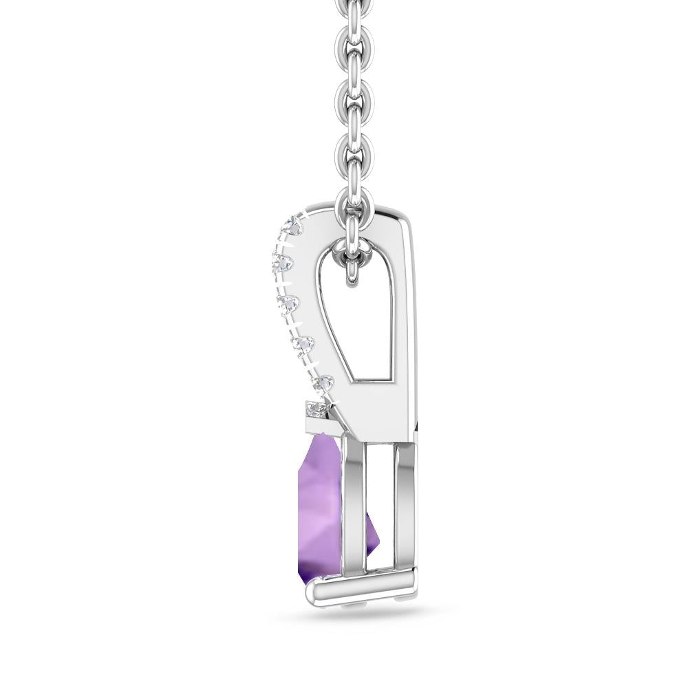 White Gold - Amethyst