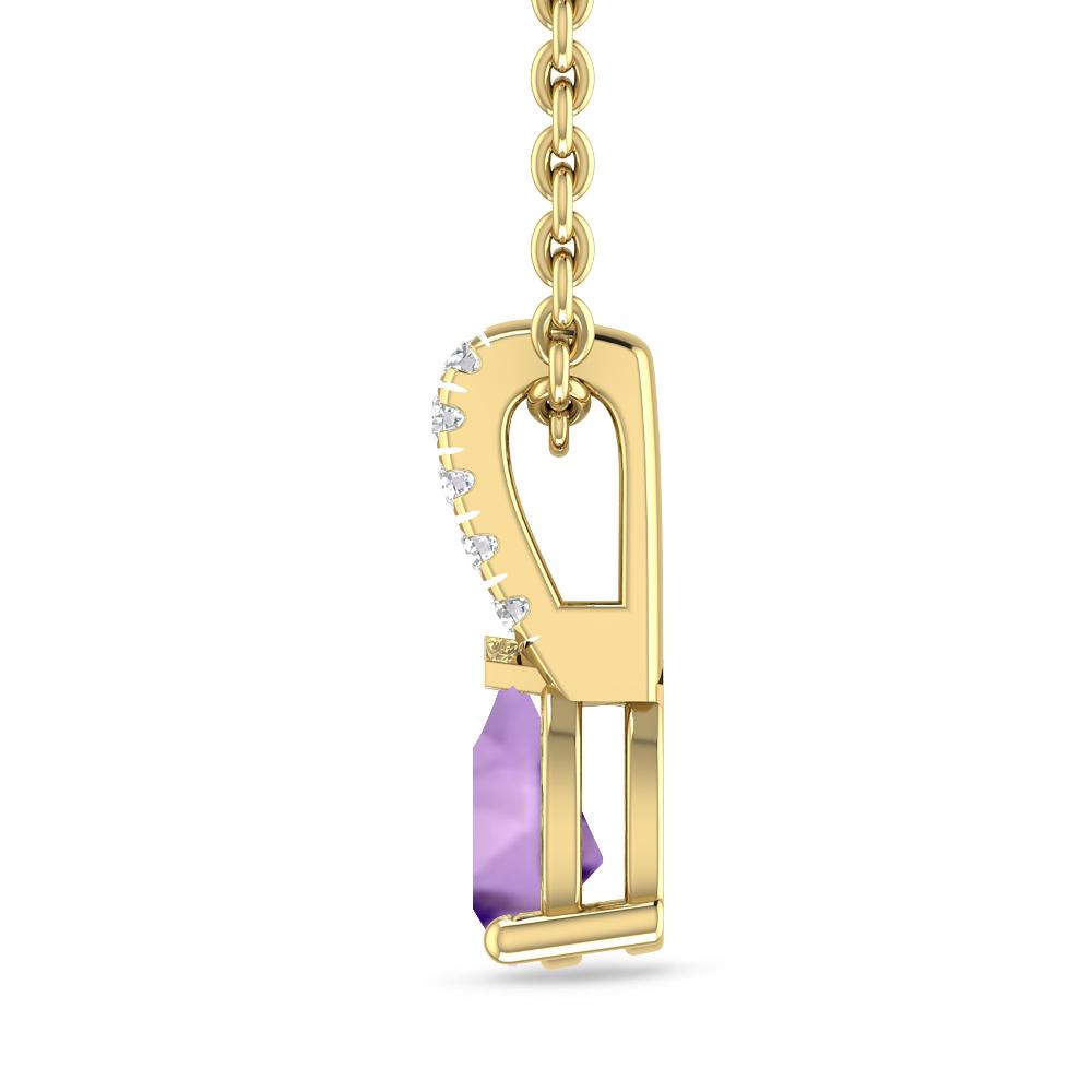 Yellow Gold - Amethyst