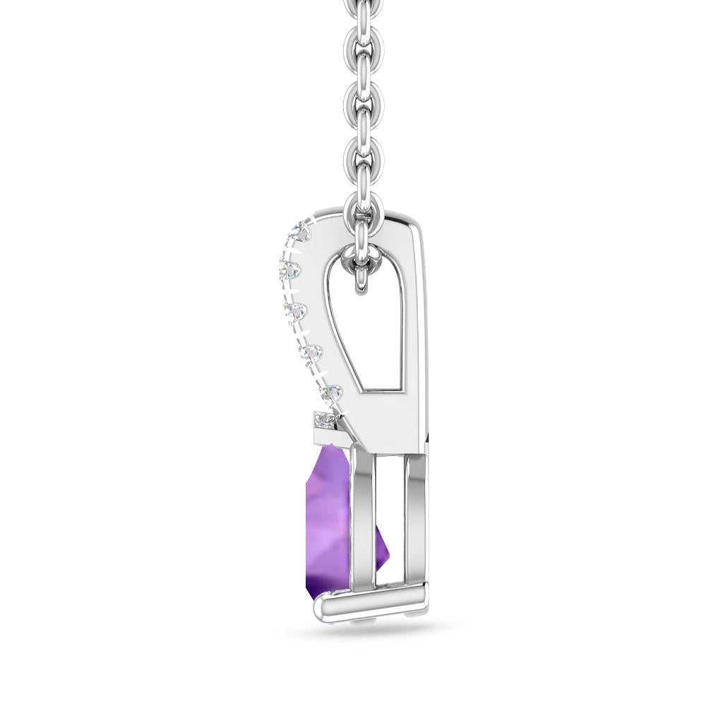 White Gold - Amethyst