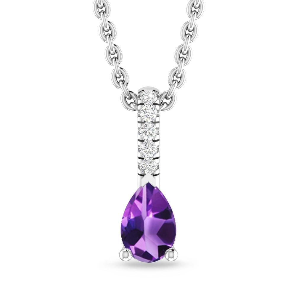 White Gold - Amethyst