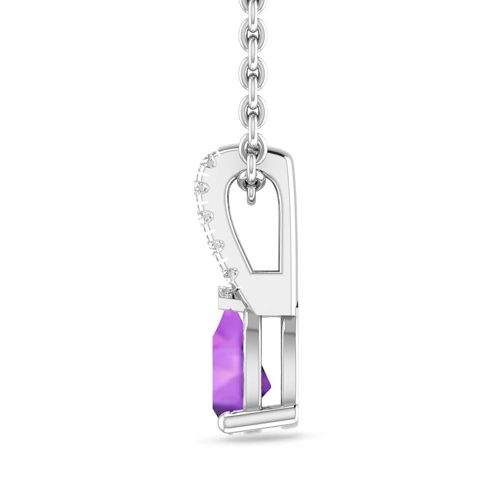 White Gold - Amethyst