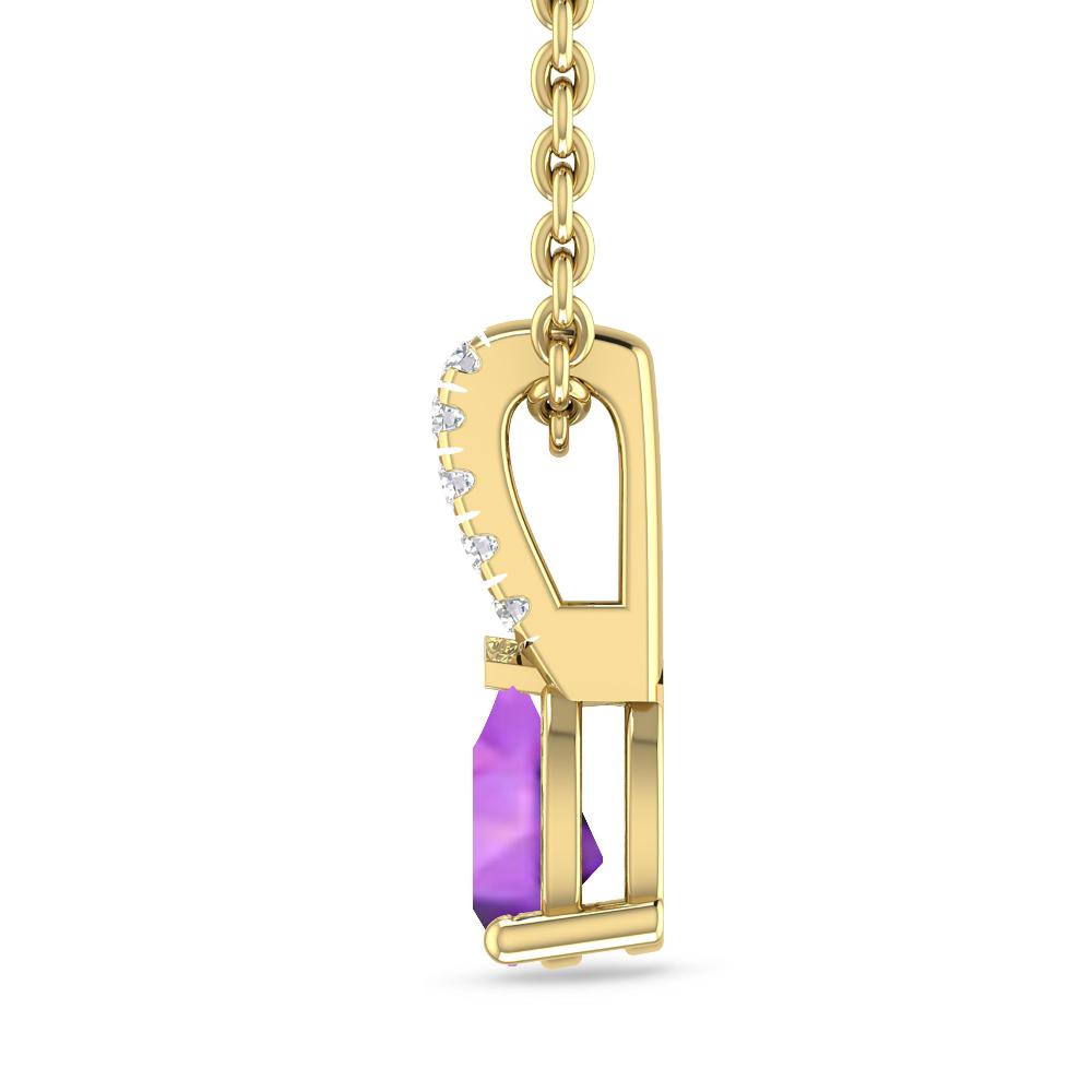 Yellow Gold - Amethyst