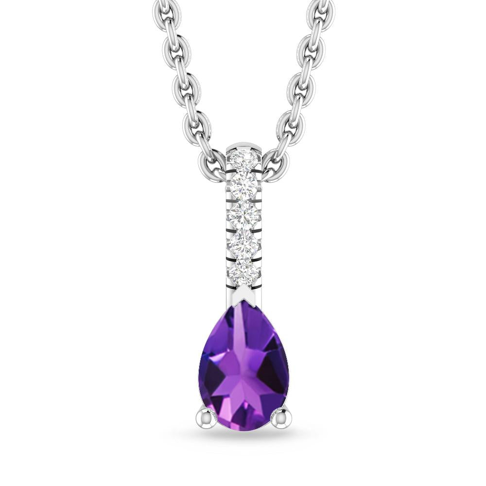 White Gold - Amethyst