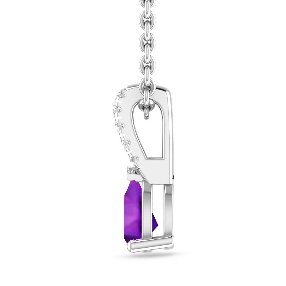 White Gold - Amethyst